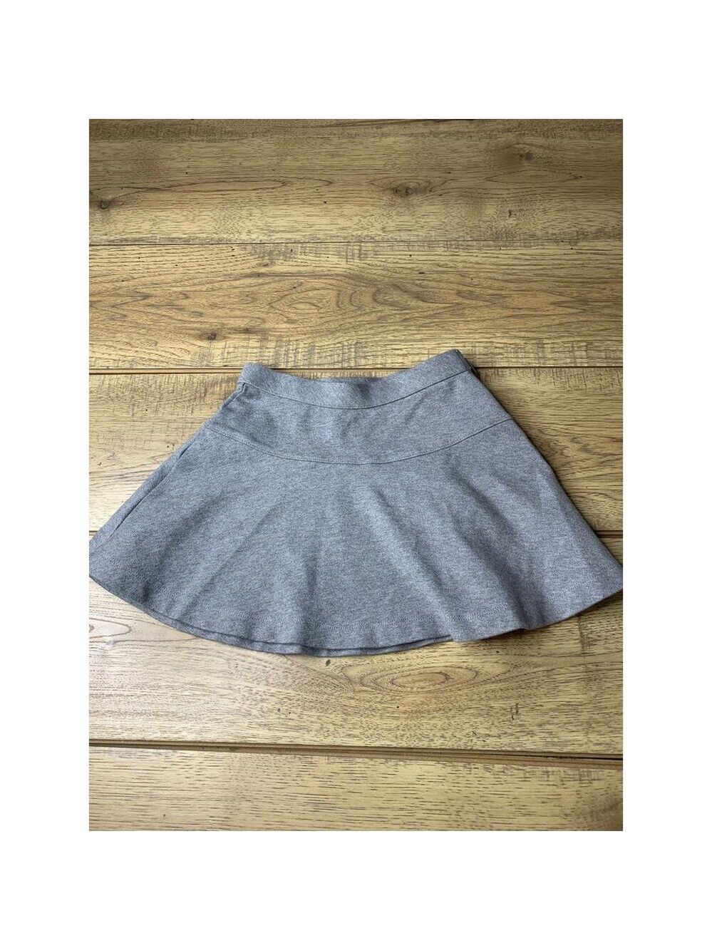 J. Crew Crewcuts Gray A-line Ponte Skirt Size4-5